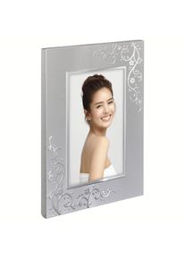 Portraitrahmen Hama "Portr&auml;trahmen 13x18 cm, silber, aufh&auml;ngbar, aufstellbar", silber, Bilderrahmen, Kinder, B/H/T: 18,3cm x 23,5cm x 1,2cm, Aluminium, Portraitrahmen, B:18,3cm H:23,5cm T:1,2cm