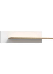 Wandregal FORTE "Wandboard", wei&szlig; (artisan eiche, wei&szlig;), B:101cm H:23,6cm T:21,9cm, Holzwerkstoff, Regale, Wandregal, vielseitig einsetzbar, einfache Montage