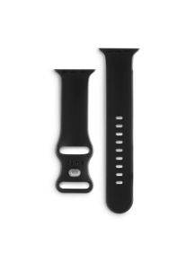 Hama Smartwatch-Armband "Armband f&uuml;r Apple Watch 11, 10, 9, Watch Ultra 3/2, Ultra/8/SE/7/6/5/4", schwarz, Uhrenarmb&auml;nder, 49mm, 45mm, 44mm, 42mm, Silikon, Apple Watch Ultra, 8,SE,7,6,5,4,3,2,1, Smartwatch-Armband