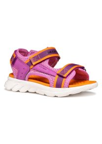 Sandale Geox "J SANDAL AIRADYUM GI", M&auml;dchen, Gr. 24, pink (pink, orange), Synthetik, Textil, Schuhe Sandale, Trekking Sandale, Klettschuh mit wasserfreundlicher Ausstattung