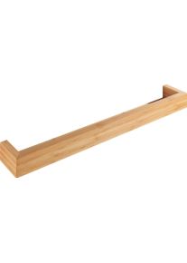 Wandregal Wenko "Bambusa", beige (natur), B:60cm H:9cm T:5cm, Bambus, Regale, Wandregal, 60 cm