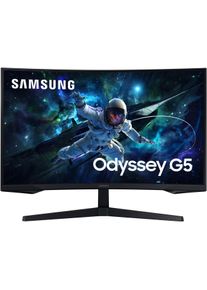 Samsung LED-Monitor "S32CG552EU", Energieeffizienz: G, schwarz, B:49cm H:19,5cm T:78,5cm, Monitore, LED-Monitor