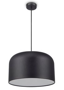 Paco Home Pendelleuchte "BOWL", schwarz (schwarz, wei&szlig;), 1, &Oslash; 25cm, Leuchten, Pendelleuchte