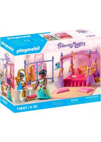 Konstruktions-Spielset Playmobil "Prinzessinnen-Schlafzimmer mit Ankleide (71847), Princess Magic", bunt, Spielbausteine, Kinder, Kunststoff, Konstruktions-Spielset, Made in Europe