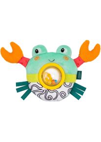 babyFEHN Rassel FEHN "Drehballrassel Krabbe", bunt, Greifspielzeug, BabyB:23,5cm H:2,2cm L:13cm, Softvelour, Rassel, B:23,5cm H:2,2cm L:13cm