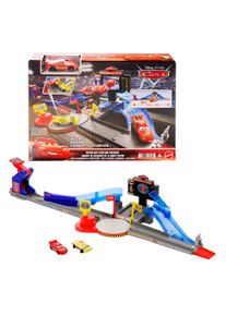 Autorennbahn Mattel "Disney Pixar Cars 2-in-1 Piston Cup", bunt, Autorennbahnen, KinderB:13cm H:23cm T:76cm, Kunststoff, Autorennbahn, B:13cm H:23cm T:76cm