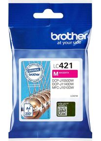 Brother Tintenpatrone "LC-421M", pink (magenta), Tintenpatronen, Tintenpatrone