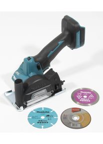 Akku-Winkelschleifer Makita "DMC300Z", gr&uuml;n (schwarz, petrol), B:104cm H:182cm L:271cm, Schleifmaschinen, Akku-Winkelschleifer, ohne Akku und Ladeger&auml;t, 18V