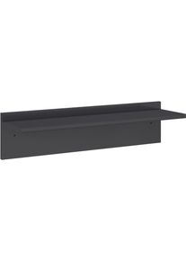 Wandregal Rauch "Wandboard Regal H&auml;ngeregal JOEL", graumetallic, B:92cm H:22cm T:24cm, Holzwerkstoff, Regale, Wandregal, praktisches Wandregal Breite 92 cm MADE IN GERMANY