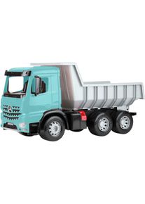 Spielzeug-Kipper LENA "Giga Trucks Muldenkipper Mercedes-Benz Arocs, petrol", blau (petrol), Spielzeugfahrzeuge, KinderT:67cm, Spielzeug-Kipper, Made in Europe, T:67cm