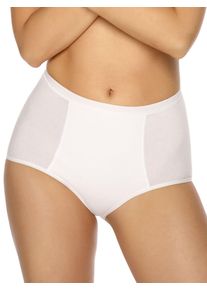 Miederslip Viania "Miederslip Light Control", Damen, Gr. 50, wei&szlig;, Stoff, Obermaterial: 95% Baumwolle CO. 5% Elasthan EL., Unterhosen Miederslip
