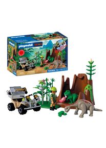 Konstruktions-Spielset Playmobil "Dino-Versteck (72069), Dinos", bunt, Spielbausteine, Kinder, Kunststoff, Konstruktions-Spielset