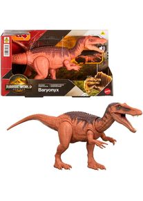 Actionfigur Mattel "Jurassic World, Rebirth, Wild Roar, Baryonyx", bunt, Spielfiguren, KinderB:33cm, Kunststoff, Actionfigur, B:33cm