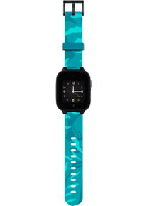 XPLORA Smartwatch-Armband "XGO3 Strap", blau (turquoise dinosaur), Smartwatch, Uhrenarmb&auml;nder, Smartwatch-Armband