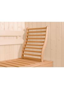 Sauna-R&uuml;ckenlehne Weka "Lendenst&uuml;tze", beige (natur), Massivholz, R&uuml;ckenlehnen, Sauna-R&uuml;ckenlehne
