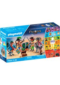 Konstruktions-Spielset Playmobil "My Figures: Piraten (71533), Pirates", bunt, Spielbausteine, Kinder, Kunststoff, Konstruktions-Spielset, Made in Europe