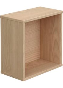 Wandregal Paidi "Wandbox Q", braun (scandinavian wood), B:35cm H:35cm T:18,7cm, Holzwerkstoff, Regale, Wandregal, viele Farbvarianten