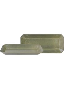 Servierschale Creatable "Tray Kebab", gr&uuml;n, B:13cm T:30cm, Steinzeug, Sch&uuml;sseln, Servierschale, Snackschale, Topaktueller &bdquo;Streat Food&ldquo; Trend