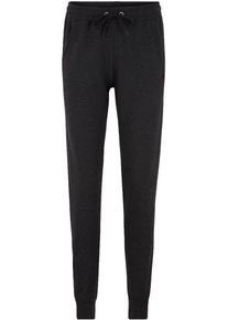 Regenhose LPO "Damen Hose Babette", Damen, Gr. 25, Normalgr&ouml;&szlig;en, schwarz (schwarz melange), 50% Viskose, 45% Polyester, 5% Elasthan, Hosen Regenhose