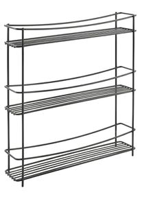 Gew&uuml;rzregal Metaltex, schwarz (matt schwarz), Regale, Gew&uuml;rzregal, Industrial Look