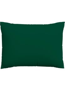 Kissenbezug Schlafgut "Premium Kissenbezug Knitted Jersey (1 St)", gr&uuml;n (gr&uuml;n deep), B:70cm L:90cm, Jersey, Obermaterial: 95% Baumwolle, 5% Elasthan, Kissenbez&uuml;ge, Kissenbezug, Ton-in-Ton Rei&szlig;verschluss, Bio-Baumwolle mit Elasthan, Uni, OEKO Tex