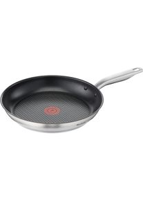 Bratpfanne Tefal "Virtuoso", schwarz (edelstahlfarben, schwarz), &Oslash;:28cm, Pfannen, Bratpfanne, Edelstahl, Antihaftversiegelung, Thermo-Spot, alle Herdarten,Induktion