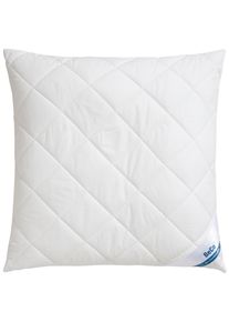 Microfaserkissen Beco "Beco Greenfirst gestepptes Kopfkissen 40x80 & 80x80cm", wei&szlig; (wei&szlig;, neutral), B:80cm L:80cm, Obermaterial: 100% Polyester, Kopfkissen, Microfaserkissen
