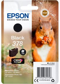 Epson Tintenpatrone "original 378, Claria Photo HD (Eichh&ouml;rnchen)", schwarz, Tintenpatronen, Tintenpatrone