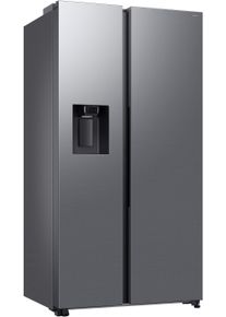 Samsung Side-by-Side "RS70F65KETEF", Energieeffizienz: E, silber (edelstahl look), B:91,2cm H:178cm T:72,6cm, K&uuml;hlschr&auml;nke, No Frost+, Al Energy Mode, Metal Cooling, Side-by-Side