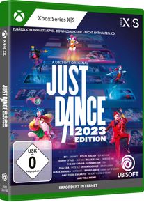 Ubisoft Spielesoftware "Just Dance 2023 Edition (Code in a box)", blau (ohne farbbezeichnung), Xbox Series X, Spielesoftware, Spielesoftware
