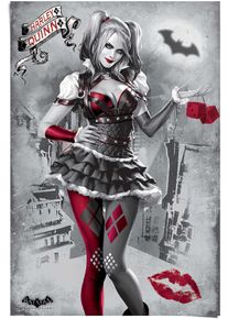 Poster Reinders "Batman Harley Quinn", wei&szlig; (farbe bild(er): wei&szlig;), B:61cm H:91,5cm, Papier, Bilder, Poster