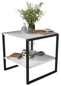 Couchtisch Vcm "Quadratischer Sofatisch Couchtisch Insasi M", wei&szlig;, B:50cm T:50cm, Tische, Couchtisch
