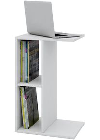 Couchtisch Vcm "Holz Beistelltisch Couchtisch Sofatisch Nachto", wei&szlig;, B:40cm T:30cm, Tische, Couchtisch