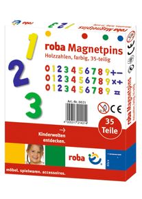 Magnet Roba "Magnetzahlen", bunt, Magnete, KinderH:5cm, Holz, Magnet, H:5cm