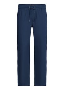 Leinenhose Blend "Leinenhose BHBay Linen", Herren, Gr. S, N-Gr, blau (marineblaus), Obermaterial: 55% Leinen LI. 45% Baumwolle CO., Hosen Leinenhose