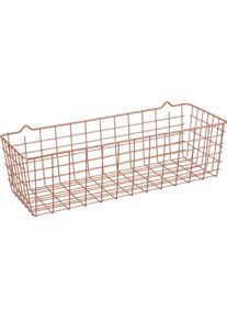 Organizer Metaltex "Koala", braun (kupferfarben), B:33cm H:10cm T:12cm, Metall, Aufbewahrungsboxen, Organizer