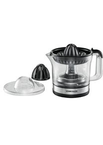 Rommelsbacher Zitruspresse "ZP 50", edelstahl, schwarz, B:21,5cm H:19,5cm T:15,5cm, Entsafter, Zitruspresse