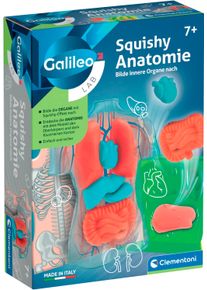 Experimentierkasten Clementoni "Galileo Lab, Squishy Anatomie", wei&szlig;, neutral, Experimentierk&auml;sten, Kinder, Experimentierkasten