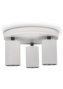 Paco Home Wandleuchte "TIMO SQ", schwarz-wei&szlig; (wei&szlig;), 3, &Oslash; 5,7cm H: 12,7cm, Leuchten, Wandleuchte