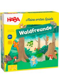 Spielesammlung Haba "Meine ersten Spiele - Waldfreunde", bunt, Spiele, Kinder, Holz, Pappe, Spielesammlung, Made in Germany