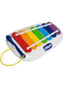 Spielzeug-Musikinstrument Chicco "Erstes Xylophon", bunt, Spielzeug-Musikinstrumente, KinderB:3,5cm H:15cm T:25,5cm, Kunststoff, Spielzeug-Musikinstrument, B:3,5cm H:15cm T:25,5cm