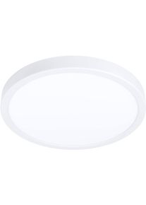 Eglo Aufbauleuchte "Fueva 5 Deckenlampe, Aufbaulampe, Stahl und Kunststoff, wei&szlig;, Lampe", wei&szlig;, 1, &Oslash; 28,5cm H: 2,8cm, 1 Stk., Leuchten, &Oslash; 28,5 cm, Aufbauleuchte, Bad-Deckenlampe, LED Aufbaulampe, IP44, Aufbauleuchte