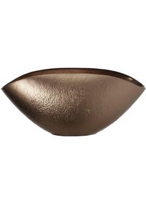Schale Leonardo "COMO", braun, B:28cm H:13cm T:14cm, Glas, Sch&uuml;sseln, Schale, 28x14 cm, Kalk-Natron-Glas