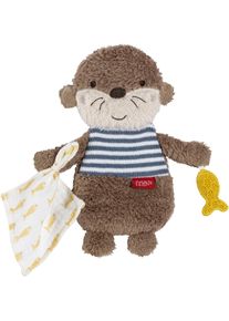 babyFEHN Greifspielzeug FEHN "Otter Theo, Knister-Otter", braun, Greifspielzeug, BabyB:23cm L:18cm, Pl&uuml;sch, Softvelour, Greifspielzeug, B:23cm L:18cm