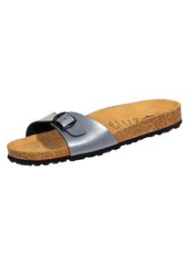 Pantolette Lico "Bioline Pantolette", Damen, Gr. 37, grau (anthrazit), Obermaterial: 100% Synthetik synthetic., Schuhe Pantolette