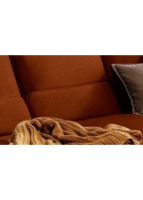 Sofakissen W.Schillig "run", orange (terracotta w82), B:82cm H:20cm T:8cm, Flachgewebe W82 Q2 (74% Polyacryl, 26% Polyester), Polsterauflagen, Sofakissen, Nierenkissen, Breite 82 cm