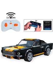 RC-Auto Jamara "CaDA, Bricks Shelby GT350 H schwarz 2,4GHz", schwarz, Fernlenkfahrzeuge, KinderB:9,3cm H:6,5cm T:21,2cm, Kunststoff, RC-Auto, Ma&szlig;stab 1:20, B:9,3cm H:6,5cm T:21,2cm