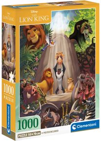 Puzzle Clementoni "Disney Compact, K&ouml;nig der L&ouml;wen", bunt, Puzzles, KinderB:50cm H:70cm, Puzzle, Made in Europe, B:50cm H:70cm
