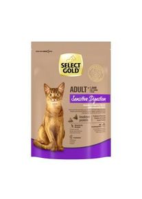 SELECT GOLD Sensitive Digestion Croquettes pour Chat Adulte M&eacute;lange d&rsquo;insectes 300 g