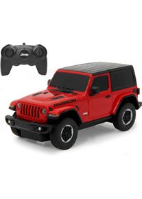 RC-Auto Jamara "Deluxe Cars, Jeep Wrangler JL, 1:24, rot, 2,4GHz", rot, Fernlenkfahrzeuge, KinderB:8,5cm H:8cm T:18cm, RC-Auto, B:8,5cm H:8cm T:18cm